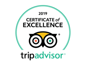 2019 TripAdvisor Certificate of Excellence