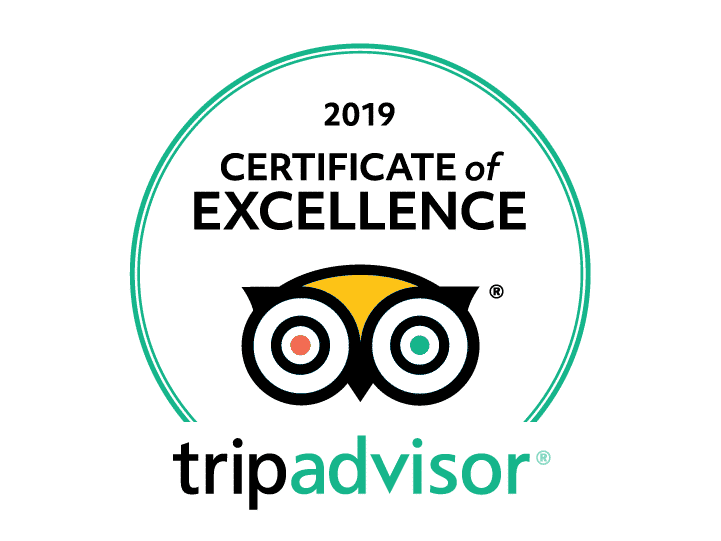 2019 TripAdvisor Certificate of Excellence