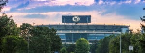 beaver stadium sunset