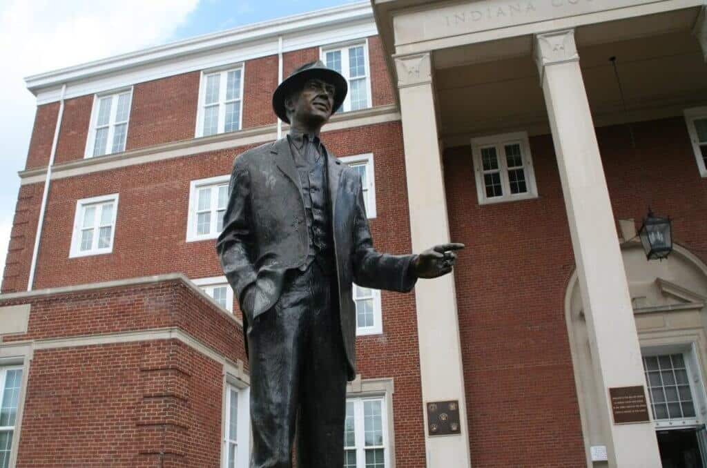 Statue of Jimmy Stewart in Indiana PA